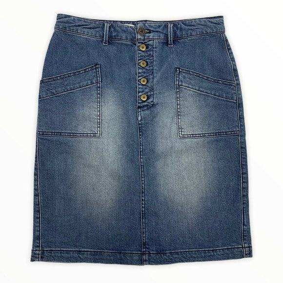 Anthropologie Dresses & Skirts - Pilcro and the Letterpress Denim Pencil Skirt